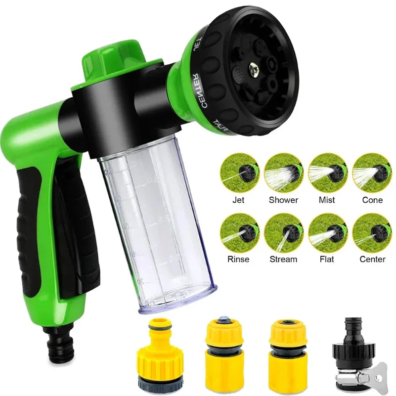 8-in-1 High-Pressure Dog Shower Sprayer