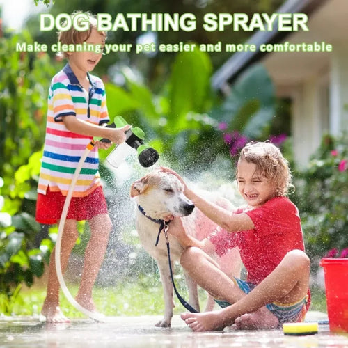 8-in-1 High-Pressure Dog Shower Sprayer